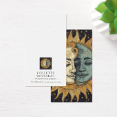 Celestial Zon Maan Oorbel Sieraden Display Visitekaartje (Bureau)