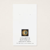 Celestial Zon Maan Oorbel Sieraden Display Visitekaartje (Voorkant)