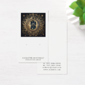 Celestial Zon Maan Oorbel Sieraden Display Visitekaartje (Bureau)