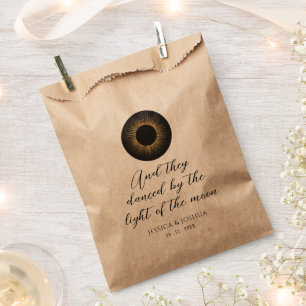 Celestial Zwart Mystiek Zon Maan Bedankzakje