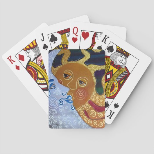 Celestiale fietskaarten pokerkaarten (Achterkant)