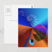 Celestiale fossielen briefkaart (Voorkant / Achterkant)