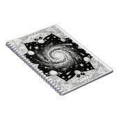 Celestiale Galaxy Mandala Kunstprint | Kosmische M Notitieboek (Rechterzijde)