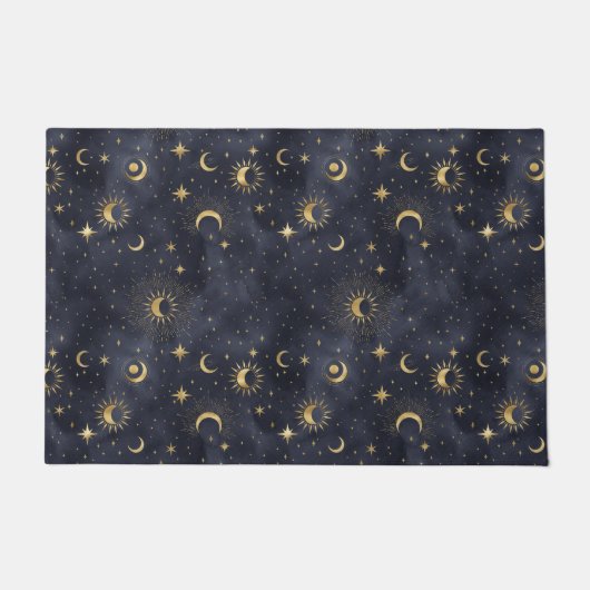 Celestiale nachtelijke hemelroos deurmat (Voorkant)
