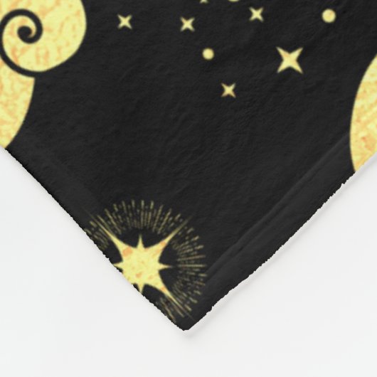 Celestiale nachthemel fleece deken (Hoek)