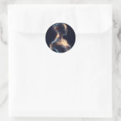 Celestiale Puls Energie Genezing Ronde Sticker (Tas)