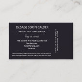 Celestiale Puls Energie Genezing Visitekaartje (Achterkant)