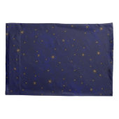 Celestiale Sterrennacht Single Kussensloop (Achterkant)