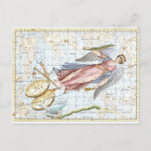  celestiale virgo- en baardconstellaties briefkaart (Voorkant)