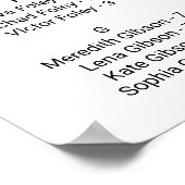 Celestiale zeemacht - Alfabetische zeegarakter Poster (Hoek)