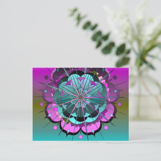 CelestialGlory2 Briefkaart (Staand voorkant)