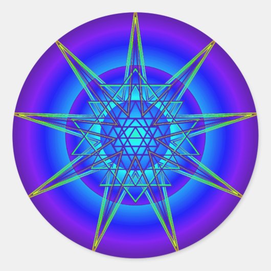 CelestialMight21 Ronde Sticker (Voorkant)