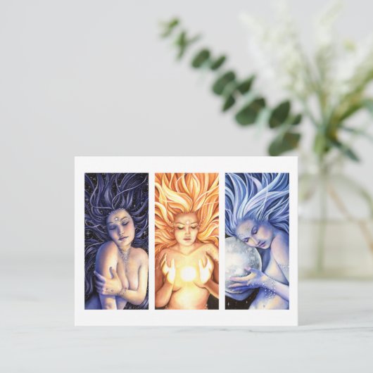 Celestials Briefkaart (Staand voorkant)