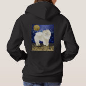 Celestian Gingko crème chow HOODIE druk beide zijd (Achterkant)