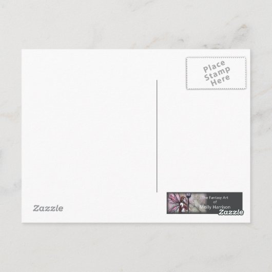 Celestianna Fairy Fantasy Briefkaart (Achterkant)