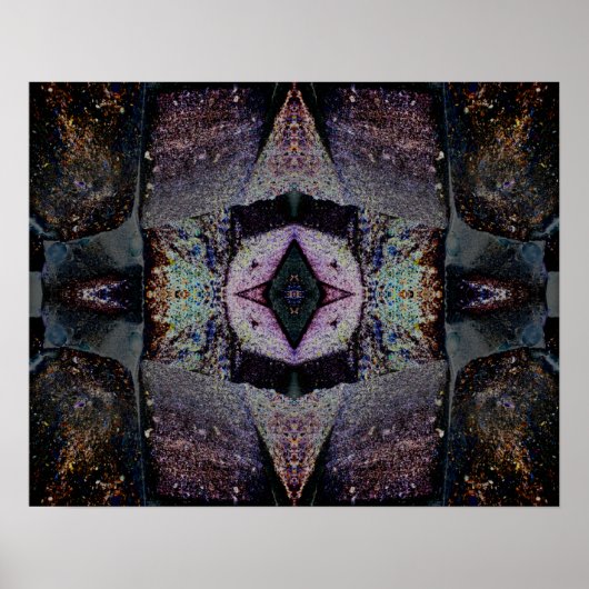 CELESTICA 2 Psychedelische Abstracte Meditation Ar Poster (Voorkant)