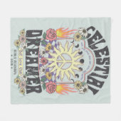 CELESTIEEL DREAMER SUN ROOS TSHIRT grafisch ONTWER Fleece Deken (Voorkant (Horizontaal))