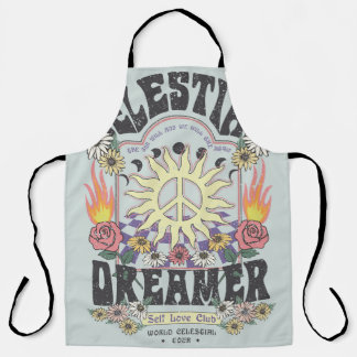 CELESTIEEL DREAMER SUN ROOS TSHIRT grafisch ONTWER Schort