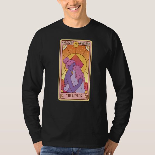 Celestiel esthetisch Triple Moon Wicca Witchy Taro T-shirt (Voorkant)