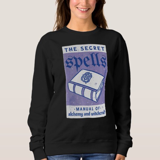 Celestiel esthetisch Triple Moon Wicca Witchy Taro Trui (Voorkant)