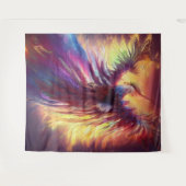 Celestile Colorful Phoenix Tapestry Wandkleed (Voorkant (horizontaal))