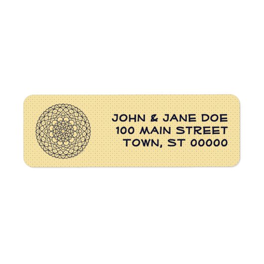 Celestile Day Return Address Label (Voorkant)