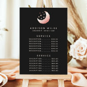 Celestile Roos Gold Crescent Moon Service Price Menu