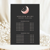Celestile Roos Gold Crescent Moon Service Price Menu