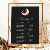 Celestile Roos Gold Crescent Moon Service Price Menu