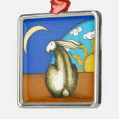 CELESTISCHE BUNNY METALEN ORNAMENT (Links)
