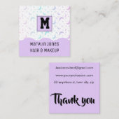 CELESTISCHE HALLOWEEN VIERKANTE VISITEKAARTJE (Voorkant / Achterkant)