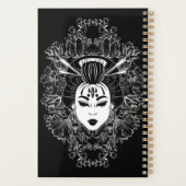 CELESTISCHE MYSTISCHE JAPANESE GEISHA SPIRIT OP ZW PLANNER (Achterkant)