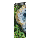 Celestite Geode Thermal Tumbler Thermosbeker (Gedraaid links)