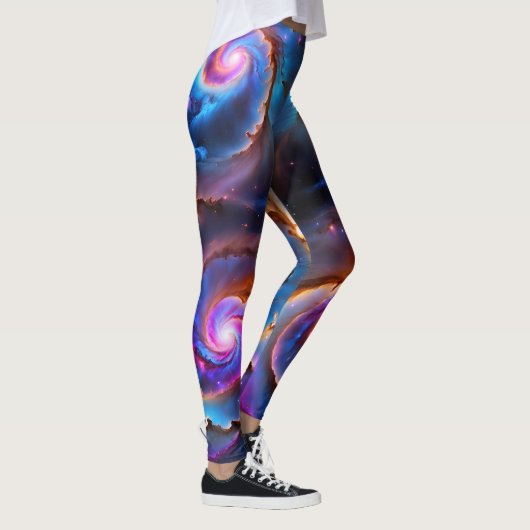 "Celestium" - Nebula en sterrenstelsels Leggings (Rechts)