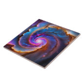 "Celestium" - Nebula en sterrenstelsels Tegeltje (Zijkant)