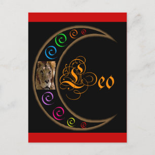 Celestrial Moon Leo Briefkaart