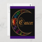 Celestrial Moons Zodiac Cancer Briefkaart (Voorkant / Achterkant)