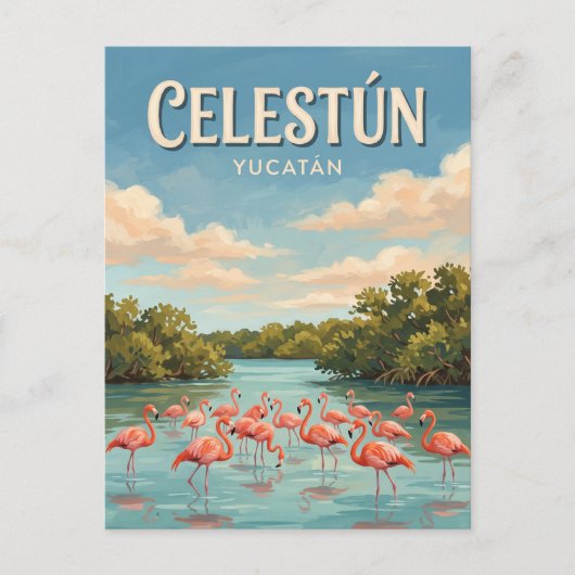 Celestún Mexico Briefkaart (Voorkant)