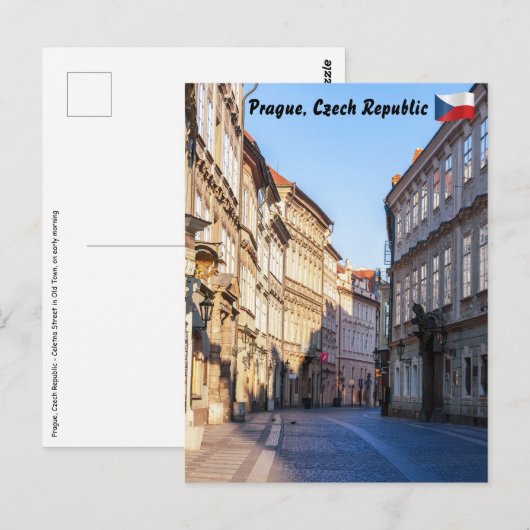 Celetna-straat in de Oude Stad van Praag Briefkaart (Voorkant / Achterkant)