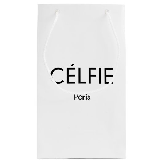 CELFIE Paris Klein Cadeauzakje (Achterkant)