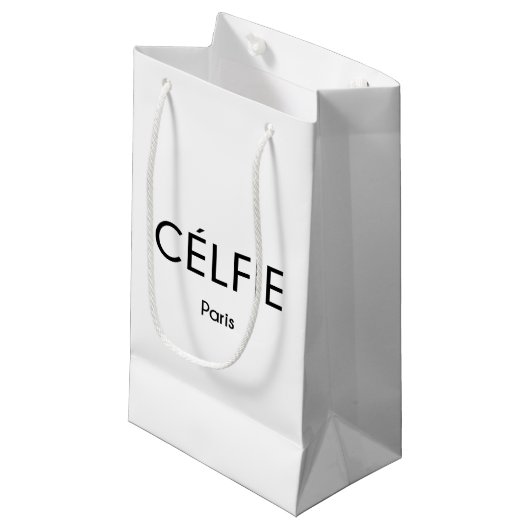 CELFIE Paris Klein Cadeauzakje (Voorkant Gekanteld)