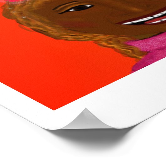 Celia Cruz Painting Poster (Hoek)