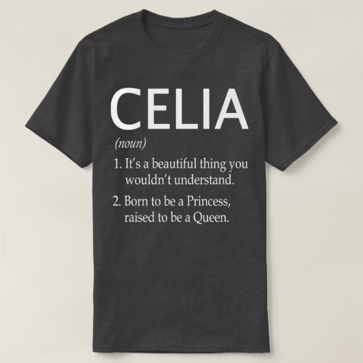 Celia Naam Gift 74 T-shirt (Design voorkant)