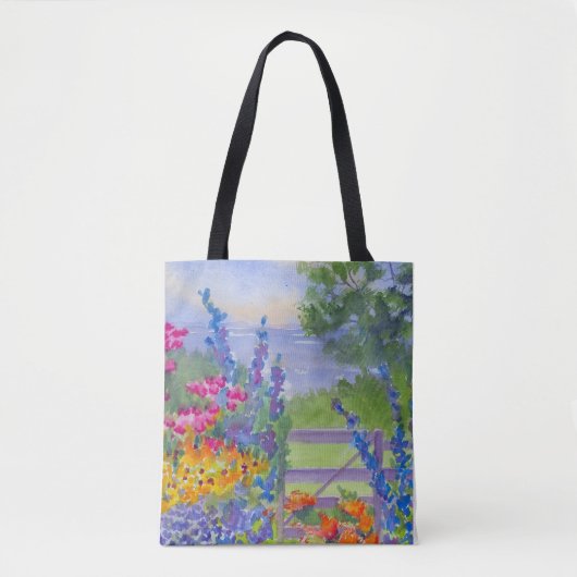 Celia Thaxter Garden op het eiland Shoals Canvas t Tote Bag (Voorkant)