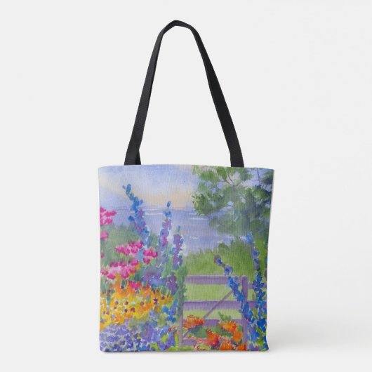 Celia Thaxter Garden op het eiland Shoals Canvas t Tote Bag (Achterkant)
