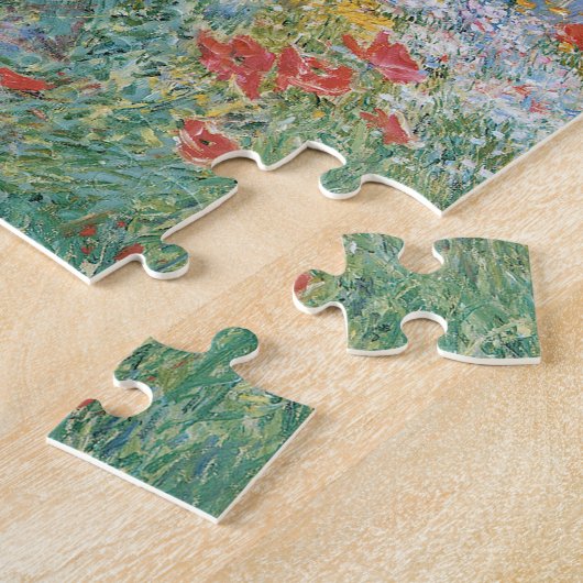 Celia Thaxter in haar tuin door Childe Hassam Legpuzzel (Zijkant)