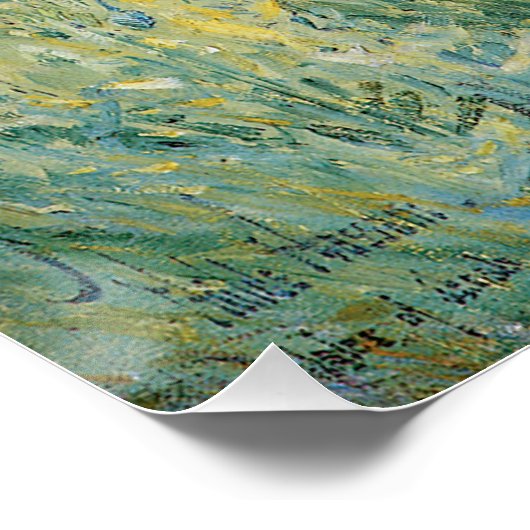 Celia Thaxter in haar tuin door Childe Hassam Poster (Hoek)