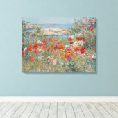 Celia Thaxter's Garden, Shoals-eilanden, Maine Canvas Afdruk (Insitu (Houten vloer))