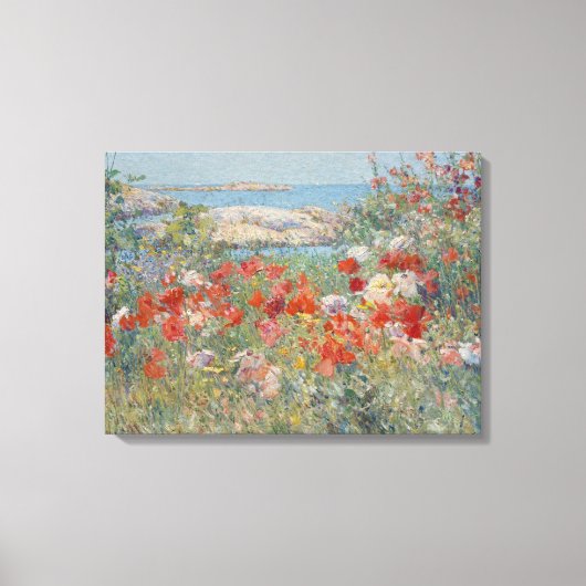 Celia Thaxter's Garden, Shoals-eilanden, Maine Canvas Afdruk (Voorkant)