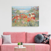 Celia Thaxter's Garden, Shoals-eilanden, Maine Canvas Afdruk (Insitu (Woonkamer))